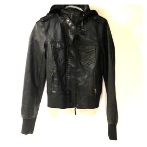 Thread & Supply Vegan Black Leather Jacket NWT
